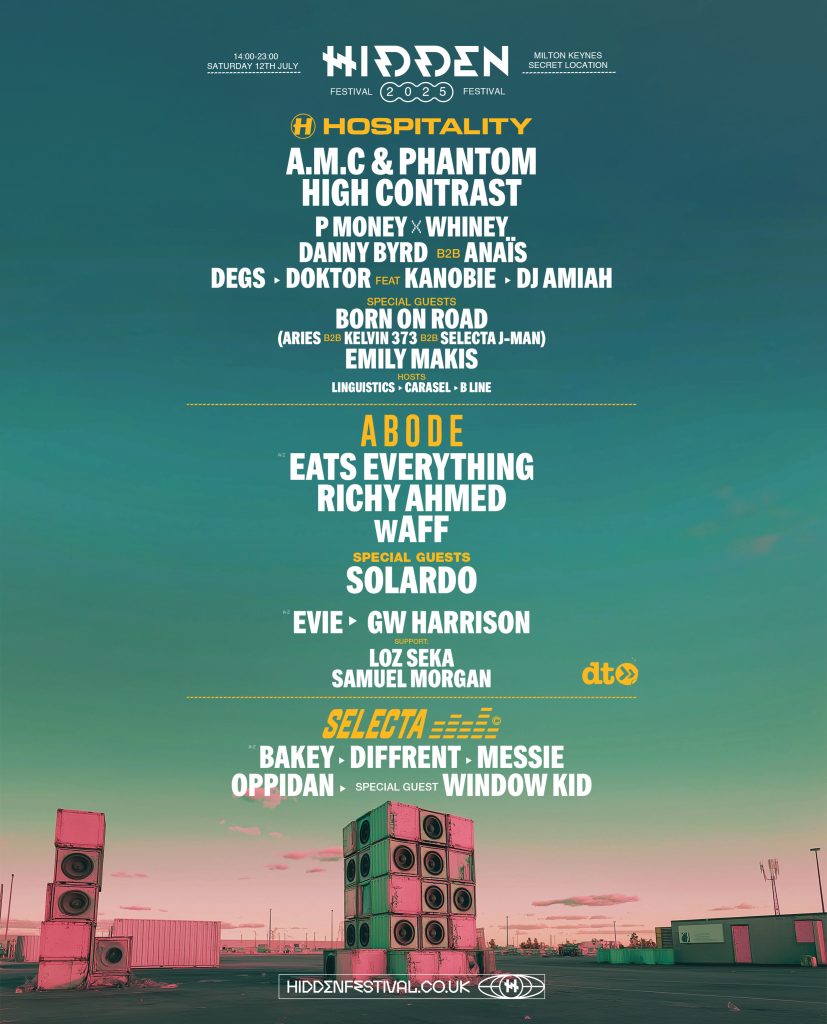 hidden festival lineup
