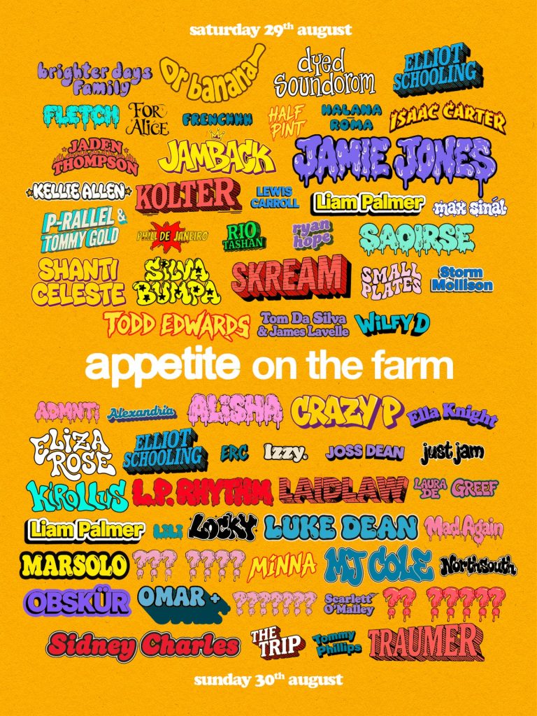 Appetite On The Farm 2026 flyer